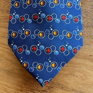 Salvatore Ferragamo Tie - Fish in Bubbles